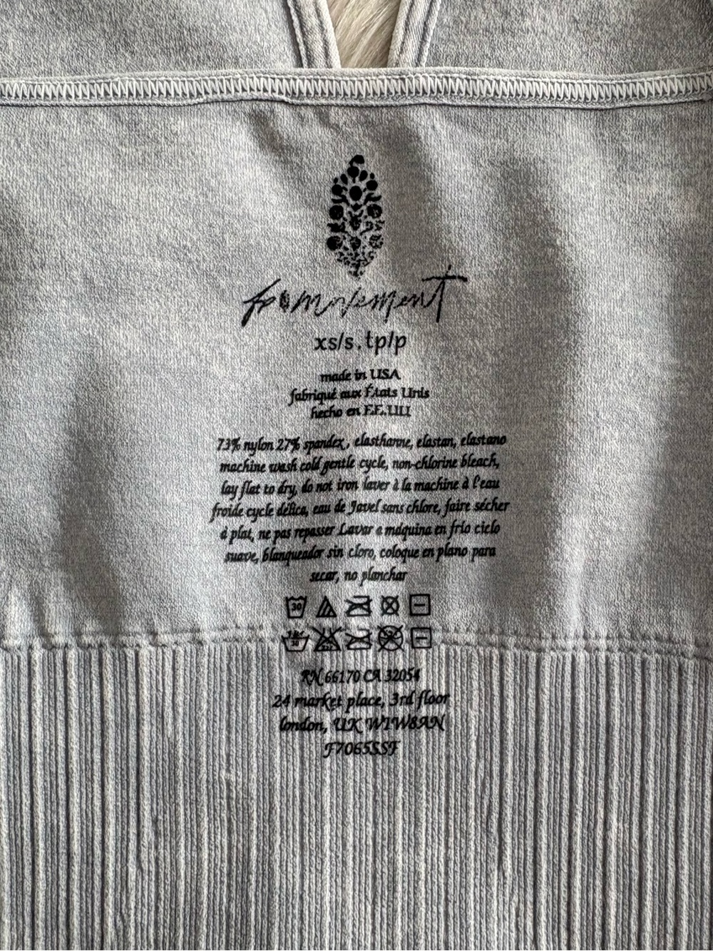 FREE PEOPLE Good Karma Crop Tank Top XS/S - Picture 5 of 9